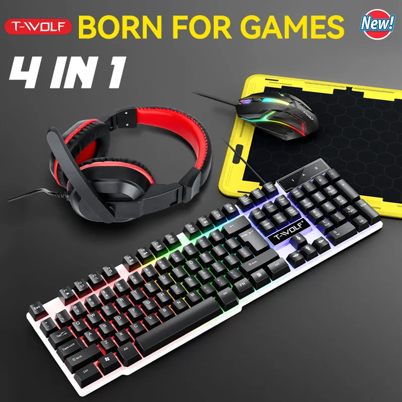 Gaming Keyboard Mouse And Headset Combo - 2026 NEW Mouse Keyboard Headset Mouse