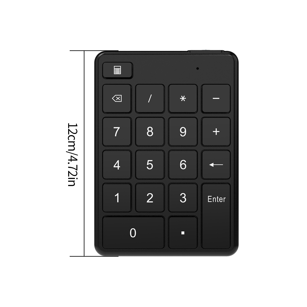 Gaming Keyboard Half - Bluetooth Wireless Numeric Keypad Portable Mini