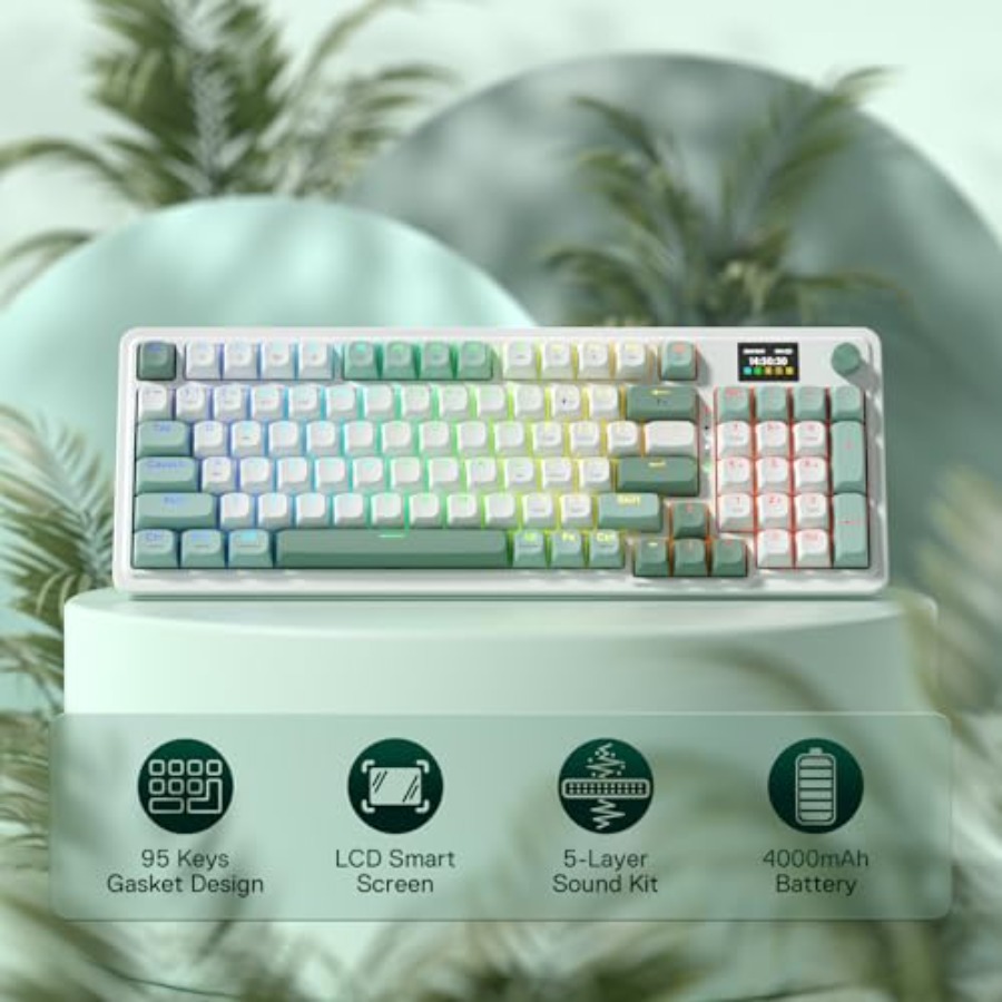 Gaming keyboard with wireless  - Gaming Keyboard No Noise avis et prix