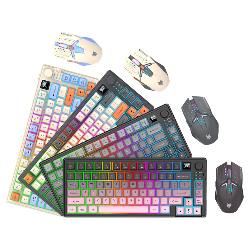 New Dual-Mode 80 Keys Wireless - Gaming Keyboard Mouse Set avis et prix