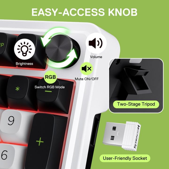 Redragon K686 PRO 98 Keys Wire - Gaming Keyboard No Noise avis et prix