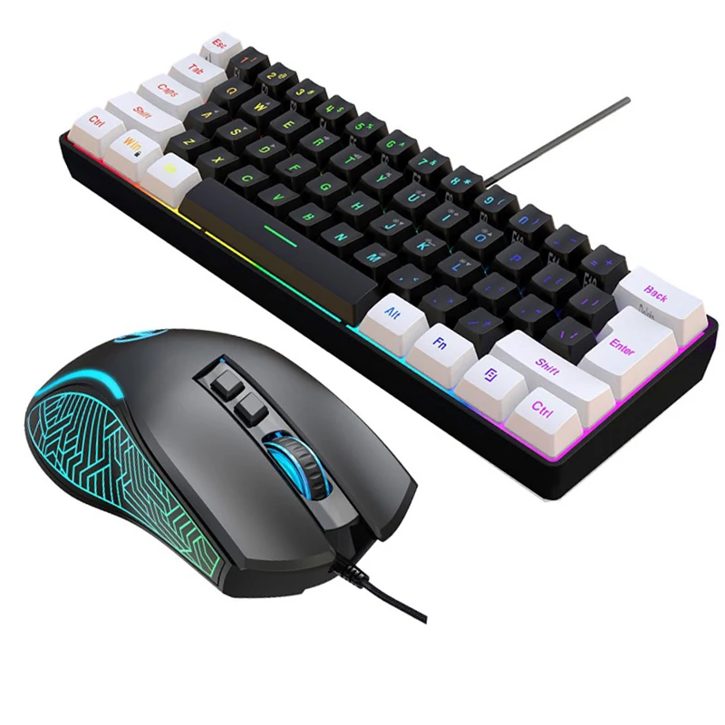 Keyboard and mouse 60% compute - Gaming Keyboard Bundle avis et prix