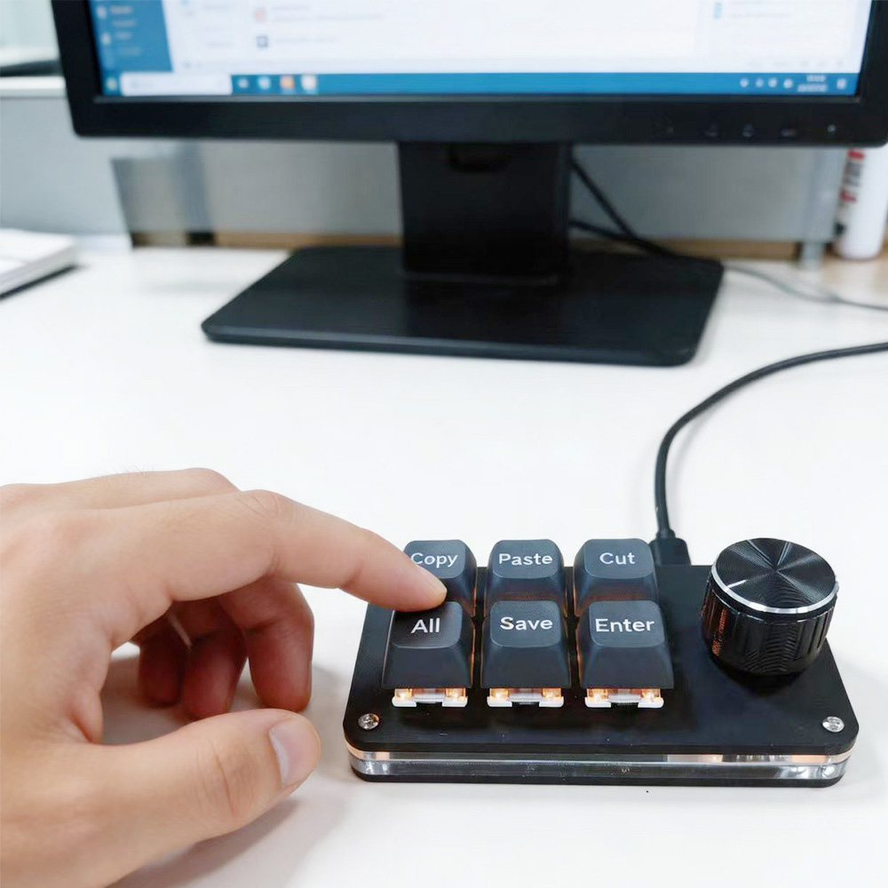 6-key customizable keyboard, a - Gaming Keyboard Half avis et prix