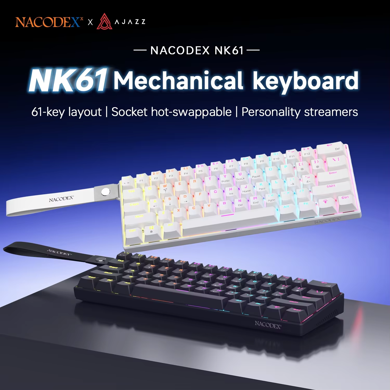 AJAZZ NK61 Wired Gaming Mechan - Gaming Keyboard No Rgb avis et prix