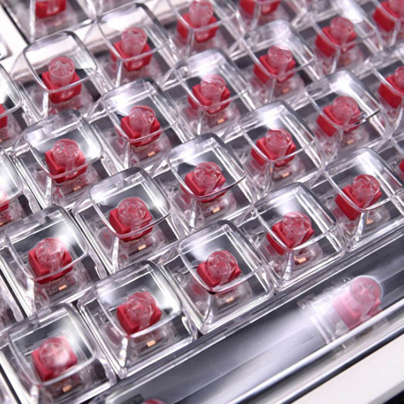 132 Keys Crystal Transparent K - Keyboard Gaming Black avis et prix