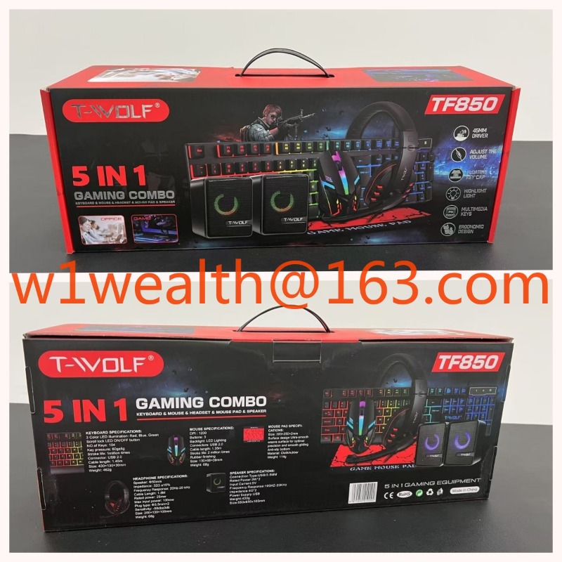 TF850 Gaming Keyboard Mouse an - Gaming Keyboard Mouse And Headset Combo avis et prix