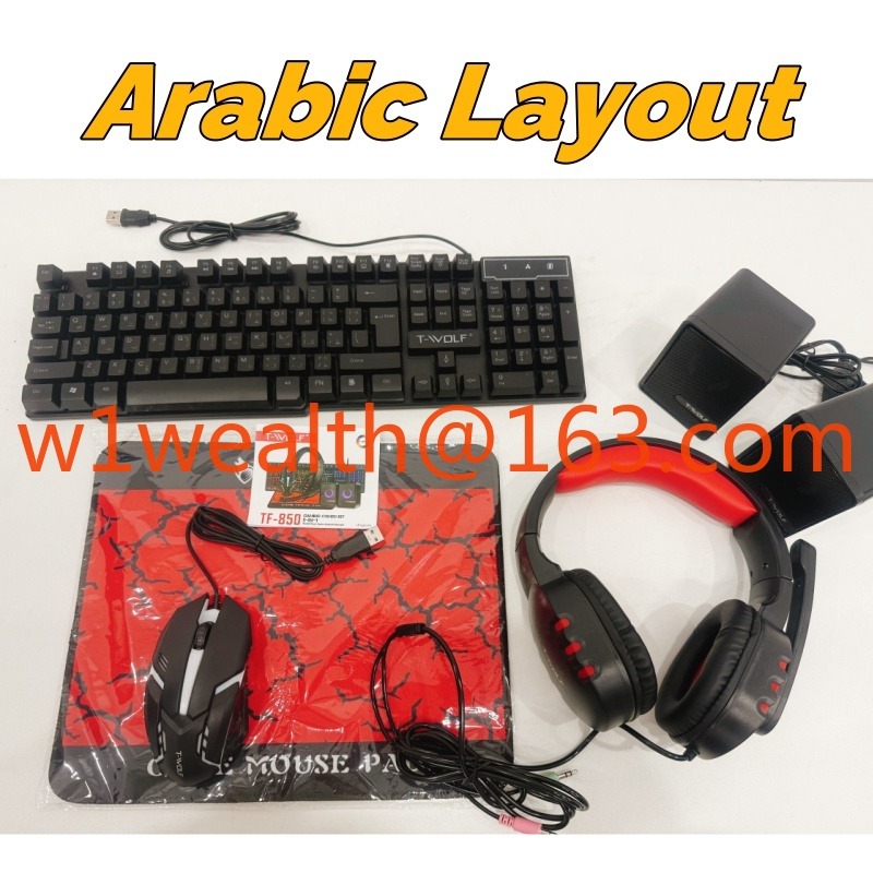 TF850 Gaming Keyboard Mouse an - Gaming Keyboard Mouse And Headset Combo avis et prix