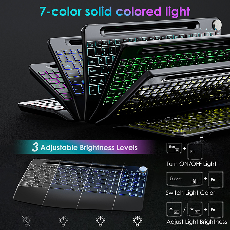 2.4G&Type-C Wireless Keyboard  - Gaming Keyboard Mouse Set avis et prix
