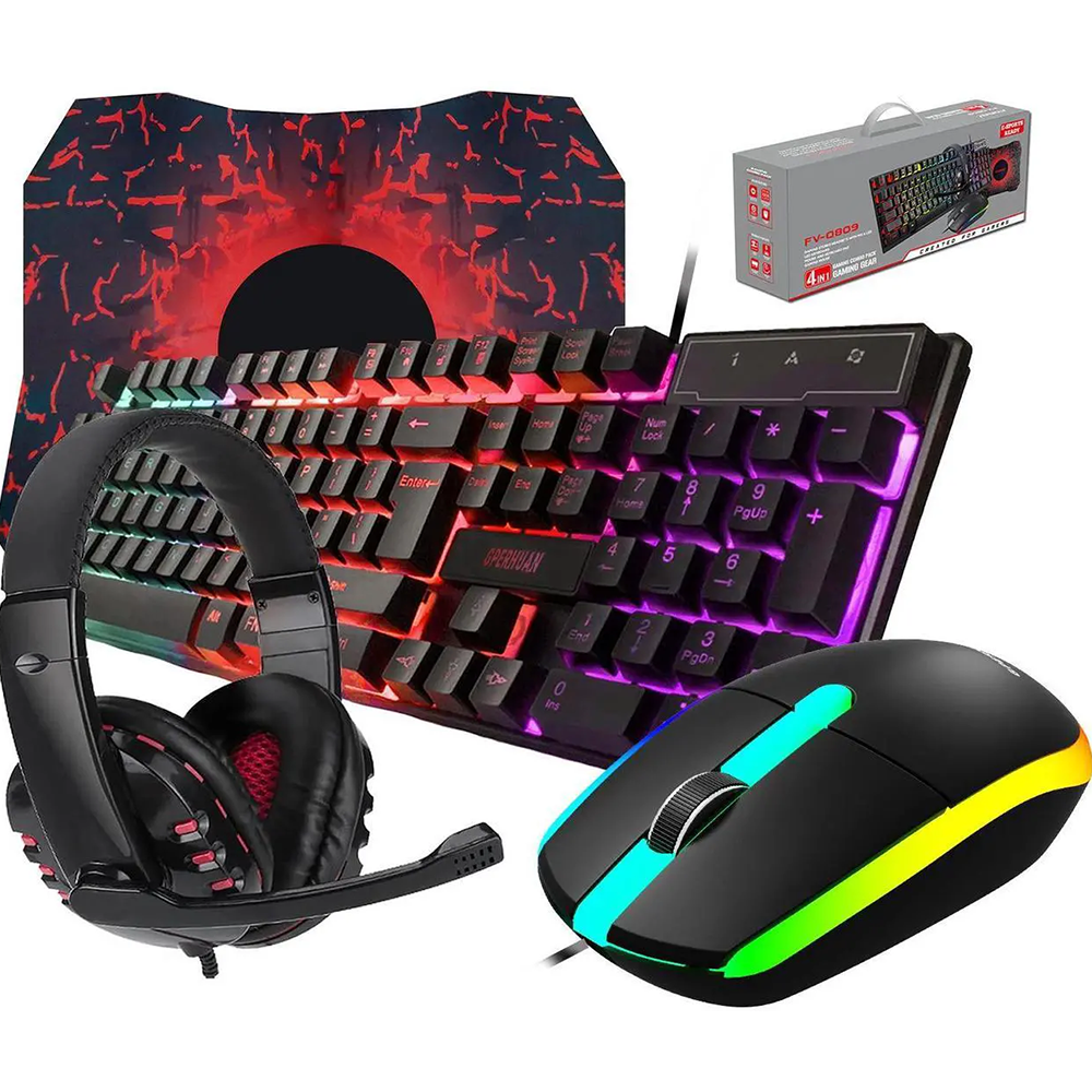 Wired Gaming Keyboard and Mous - Gaming Keyboard Mouse And Headset Combo avis et prix