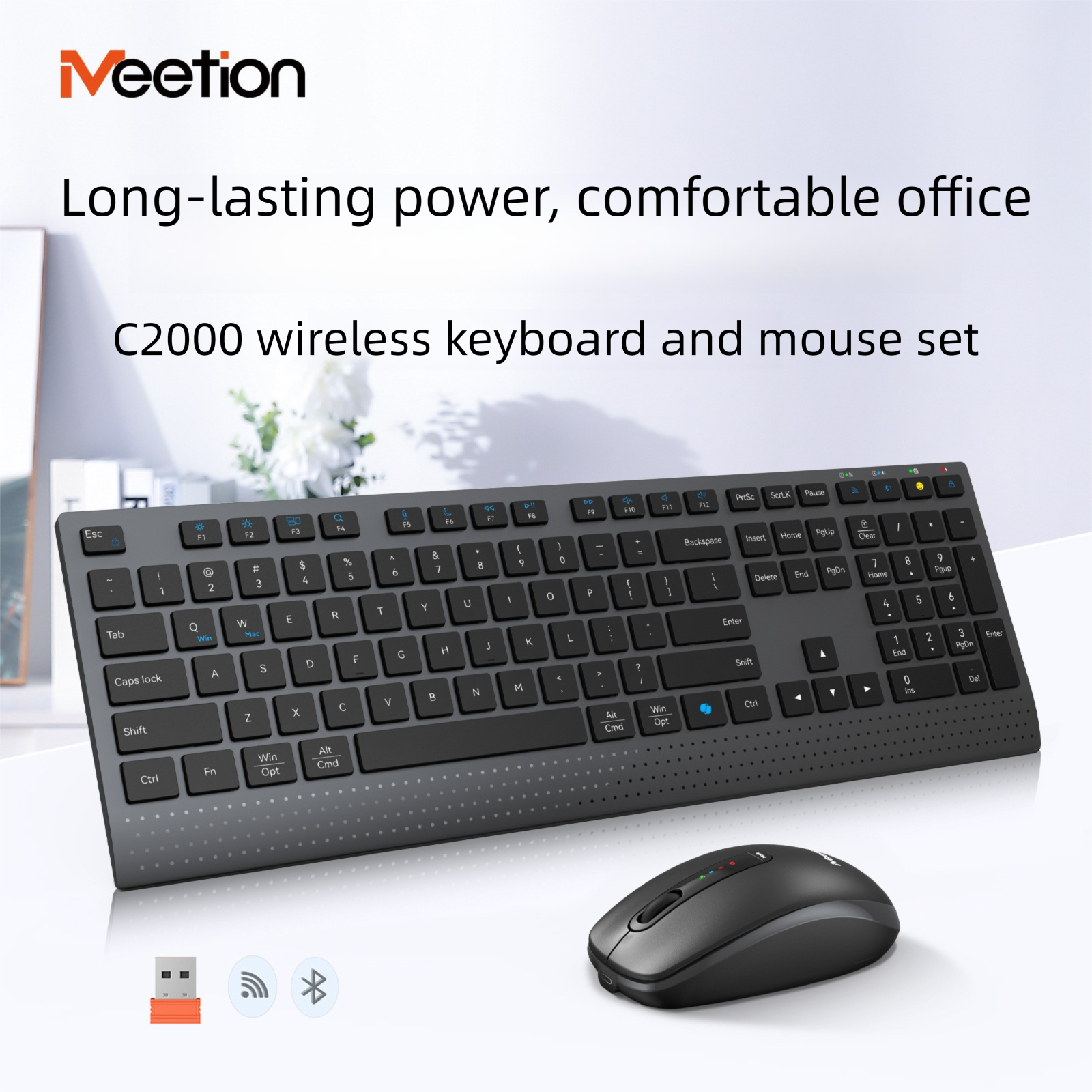 Dual-mode 2.4G Wireless Keyboa - Gaming Keyboard Mouse And Headset Combo avis et prix