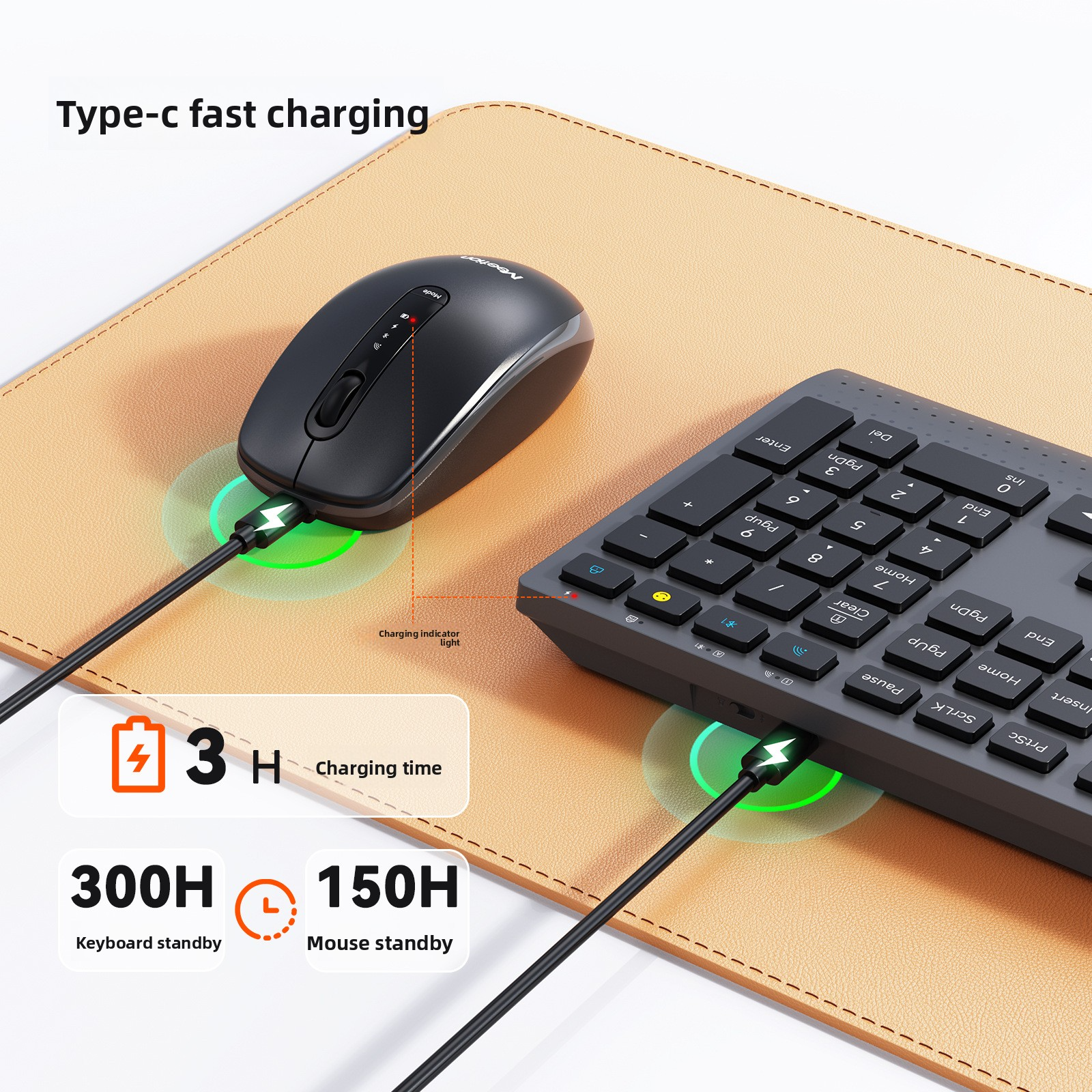 Dual-mode 2.4G Wireless Keyboa - Gaming Keyboard Mouse And Headset Combo avis et prix