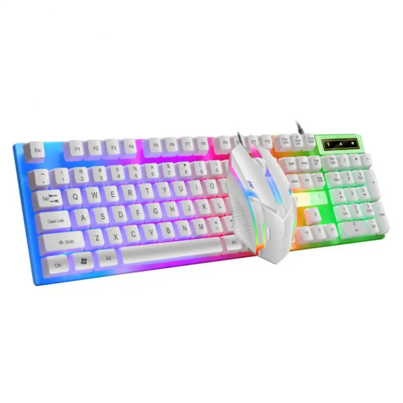 Colorful LED Backlit USB Keybo - Gaming Keyboard Mouse And Headset Combo avis et prix
