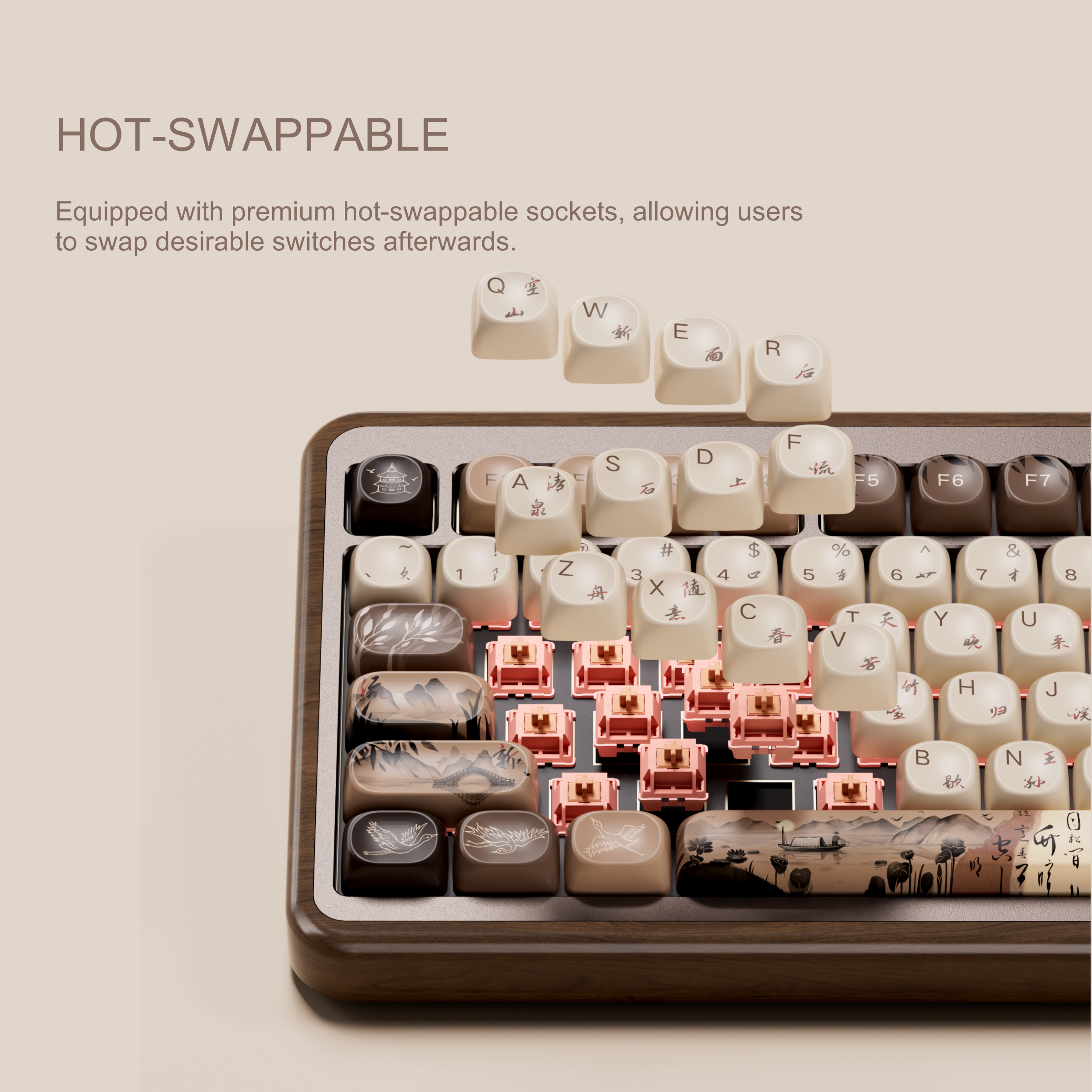 Akko MU02 75% Mountain Seclusi - Gaming Keyboard Half avis et prix