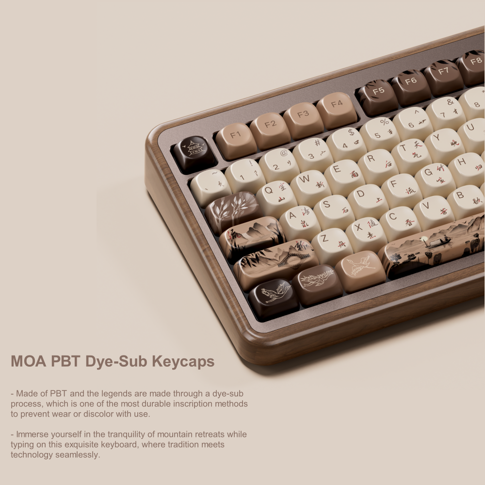 Akko MU02 75% Mountain Seclusi - Gaming Keyboard Half avis et prix