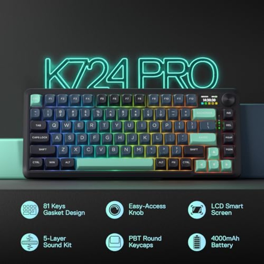 Gaming keyboard with gasket mo - Gaming Keyboard No Noise avis et prix