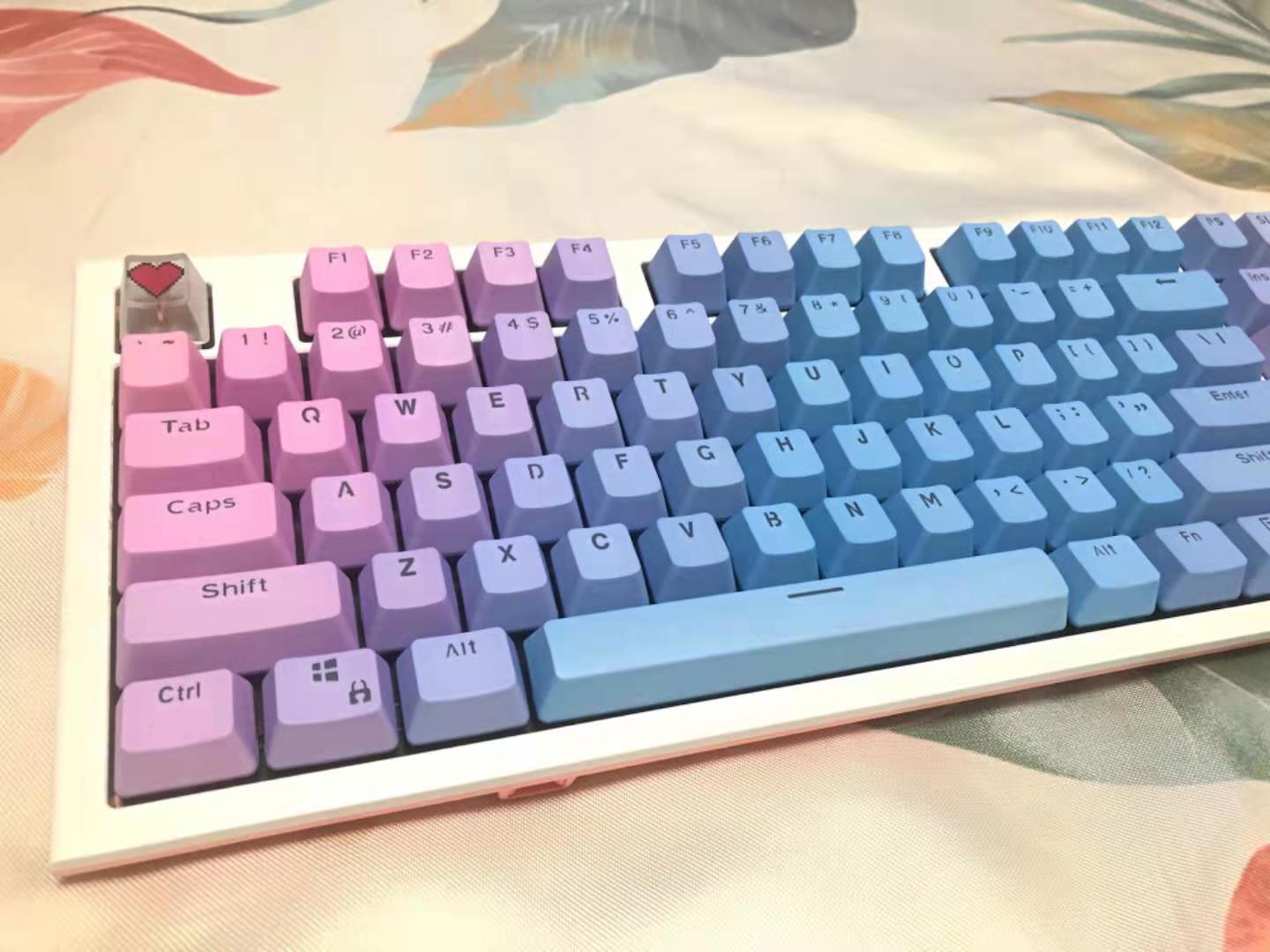 104 Keys Rainbow Gradient OEM  - Gaming Keyboard No Rgb avis et prix