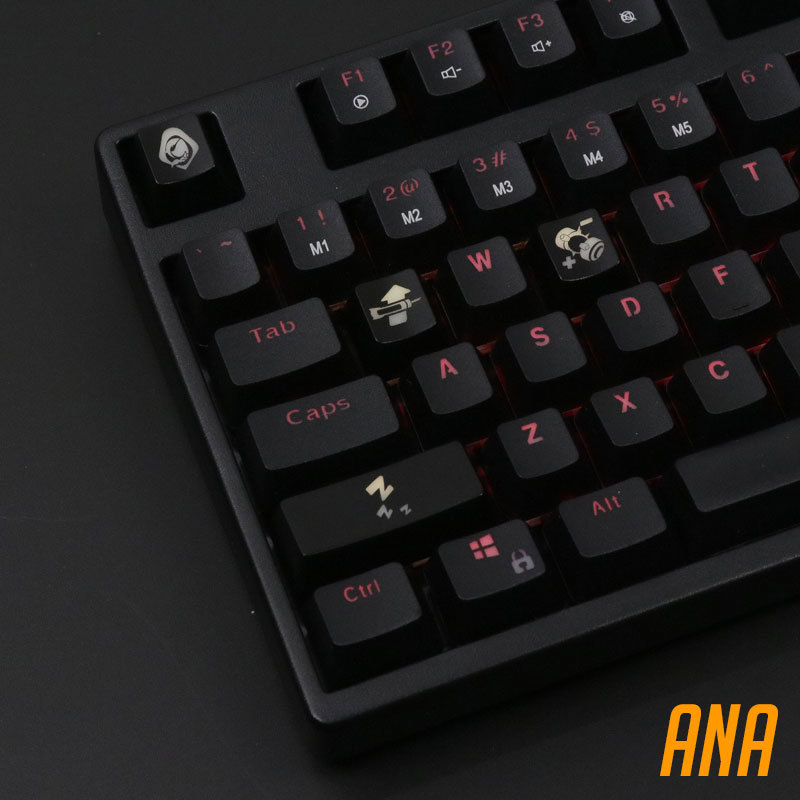 4 pcs/set keysets backlight OW - Keyboard Gaming Black avis et prix