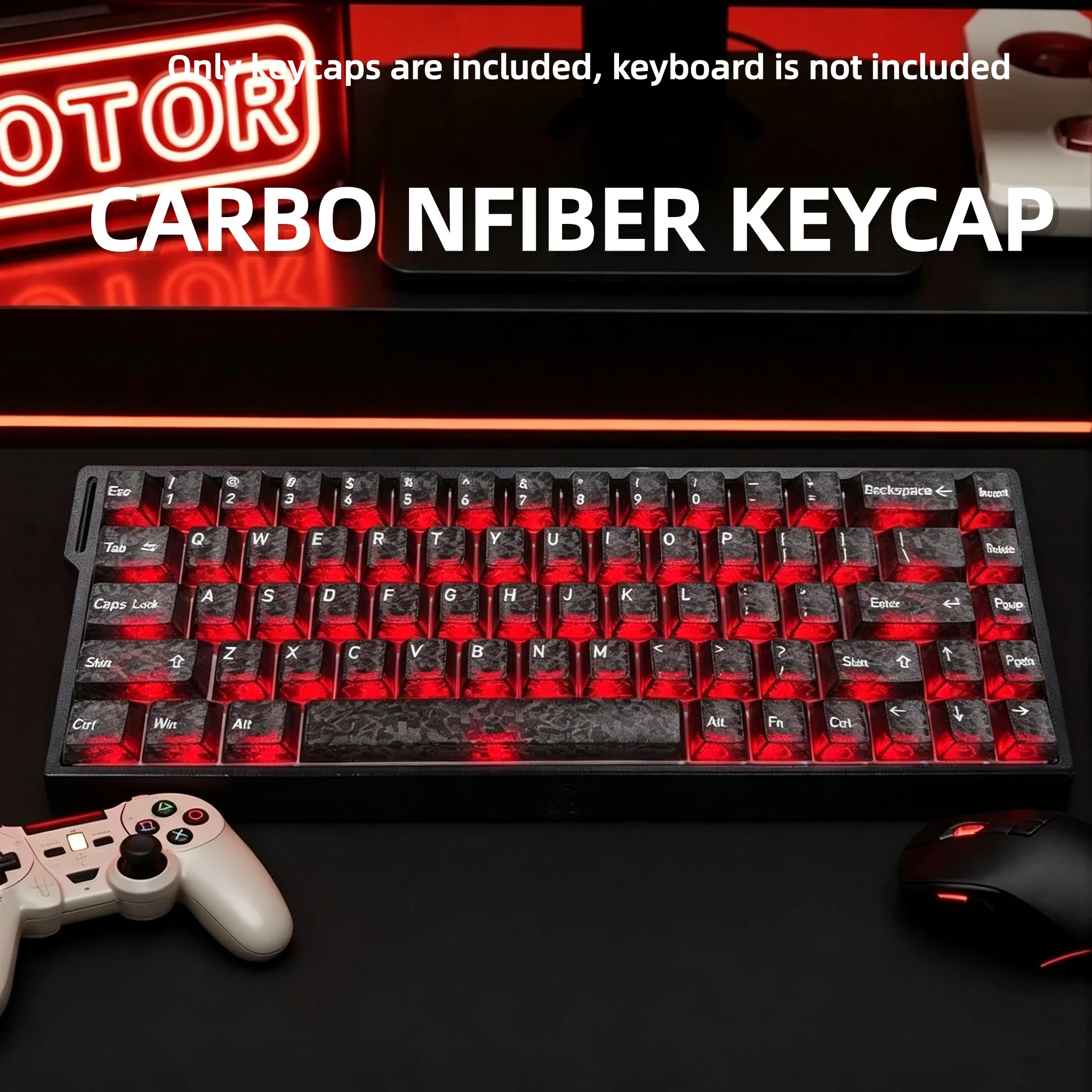 2026 New Forged Carbon Fiber T - Gaming Keyboard No Rgb avis et prix