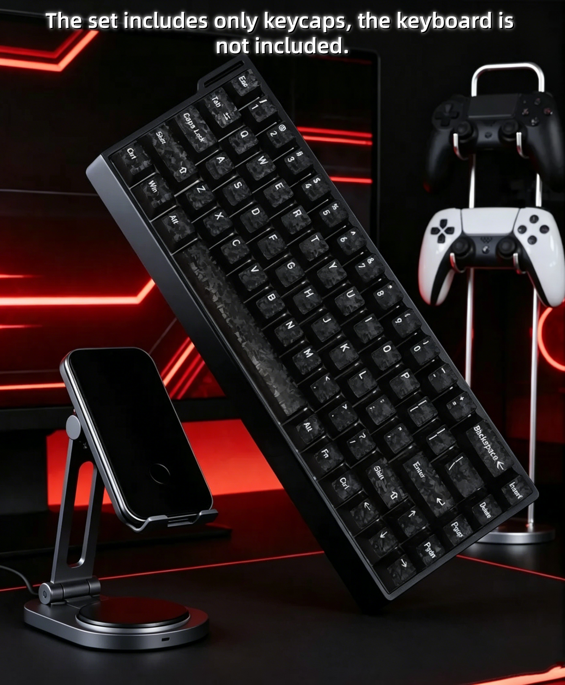 2026 New Forged Carbon Fiber T - Gaming Keyboard No Rgb avis et prix