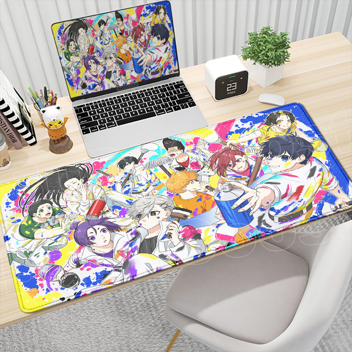 Large Laptop Keyboard Mats PC  - Gaming Keyboard Blue avis et prix