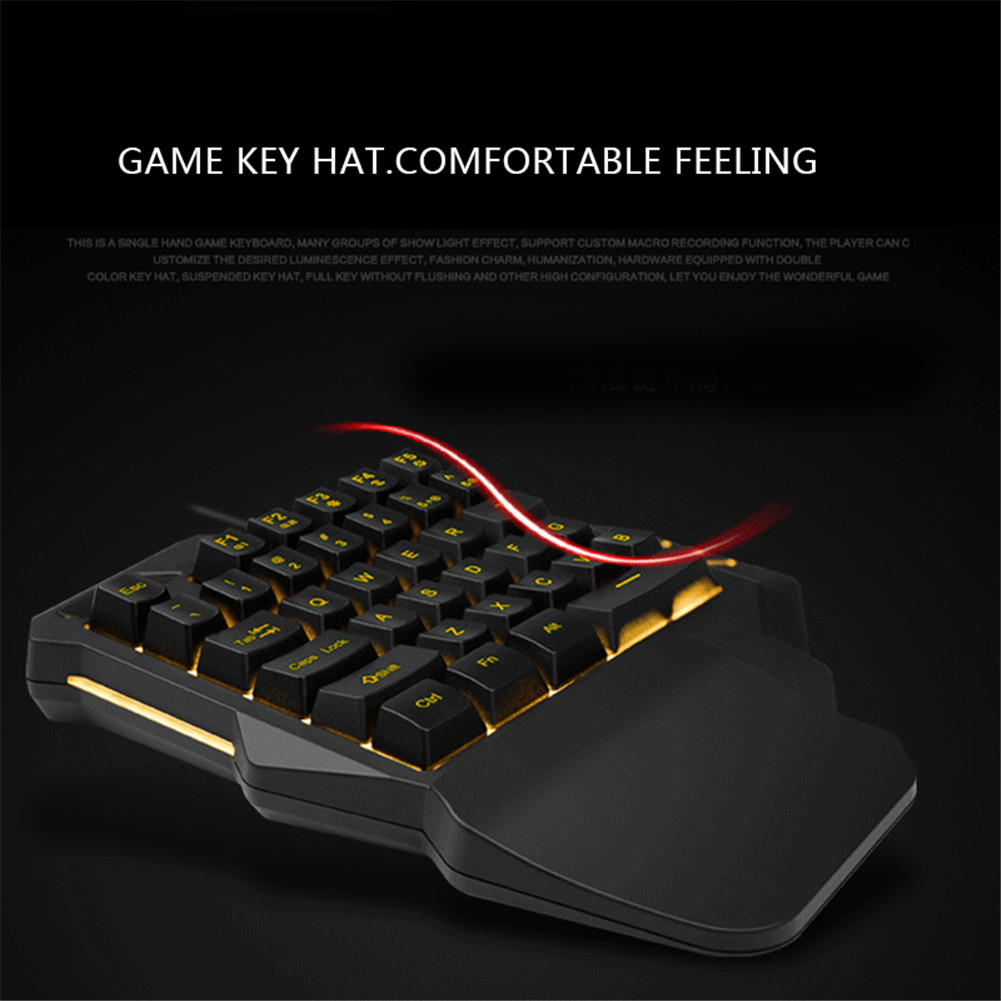 One Hand Gaming Keyboard Half  - Gaming Keyboard Half avis et prix