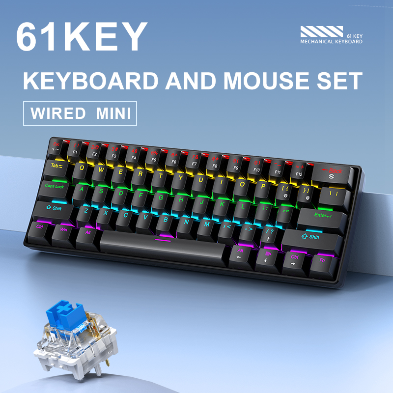 APAYADO K61 Mini Mechanical Ke - Gaming Keyboard Bundle avis et prix