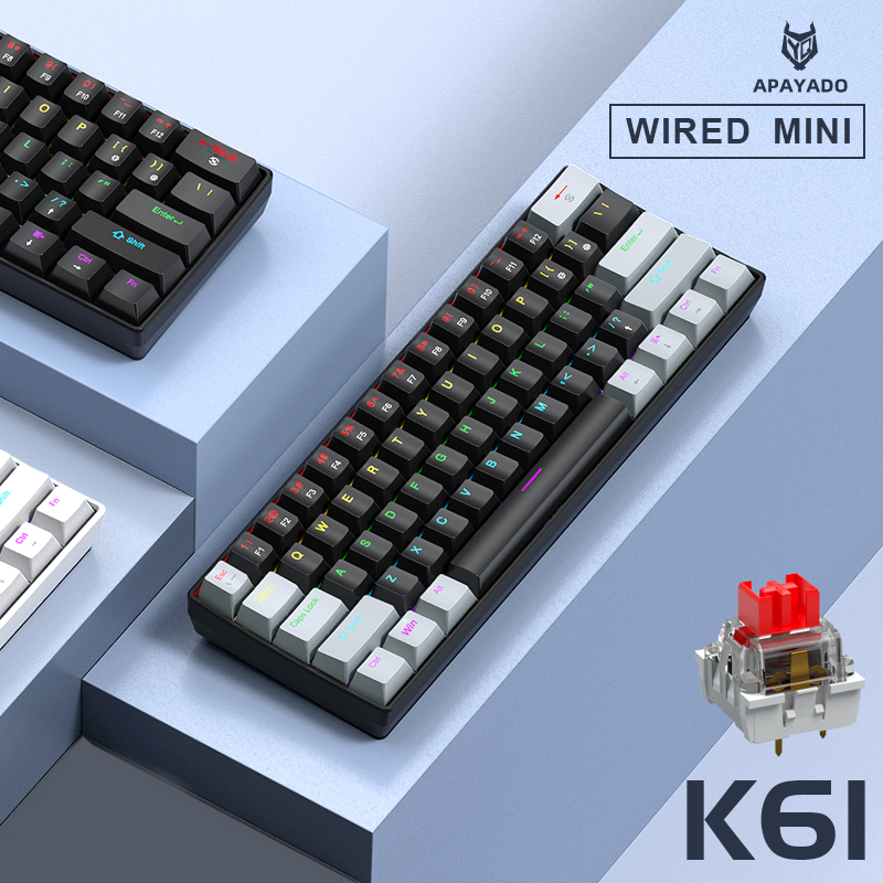APAYADO K61 Mini Mechanical Ke - Gaming Keyboard Bundle avis et prix
