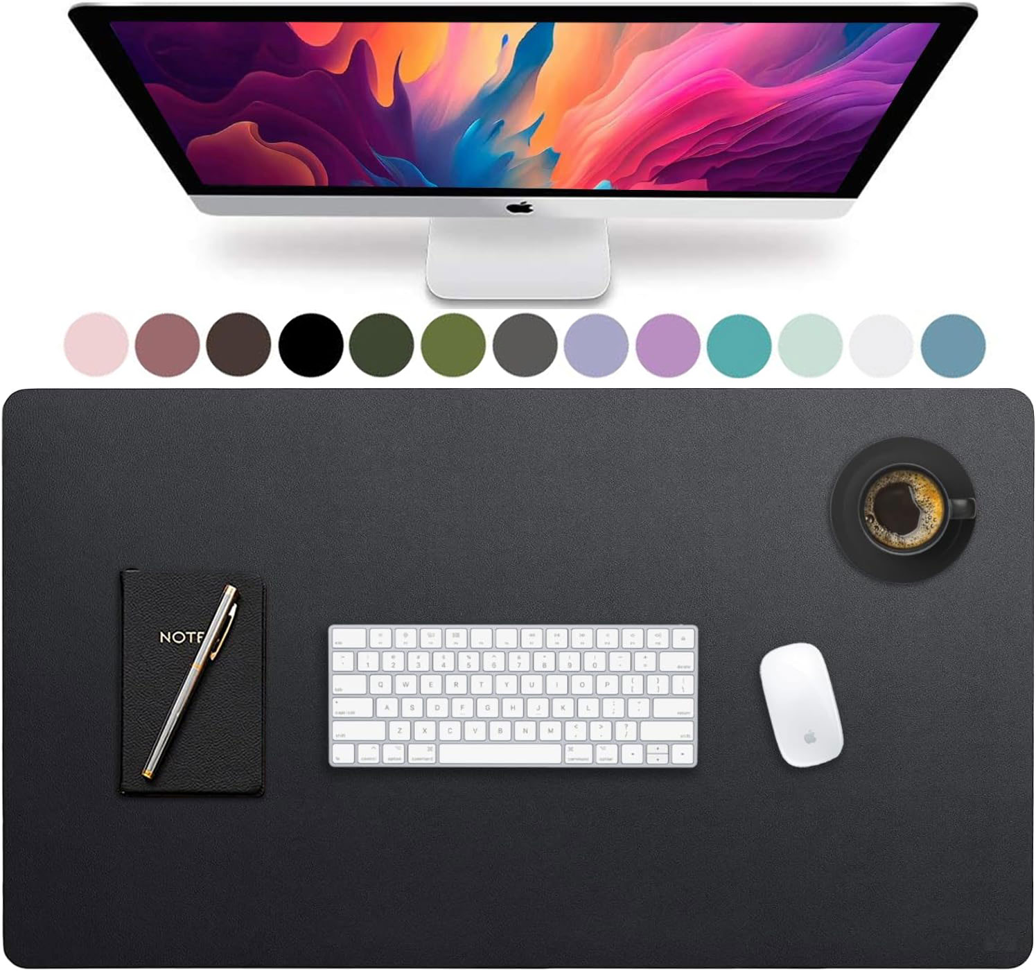 Large Size Leather Desk Pad,Of - Gaming Keyboard And Mouse avis et prix