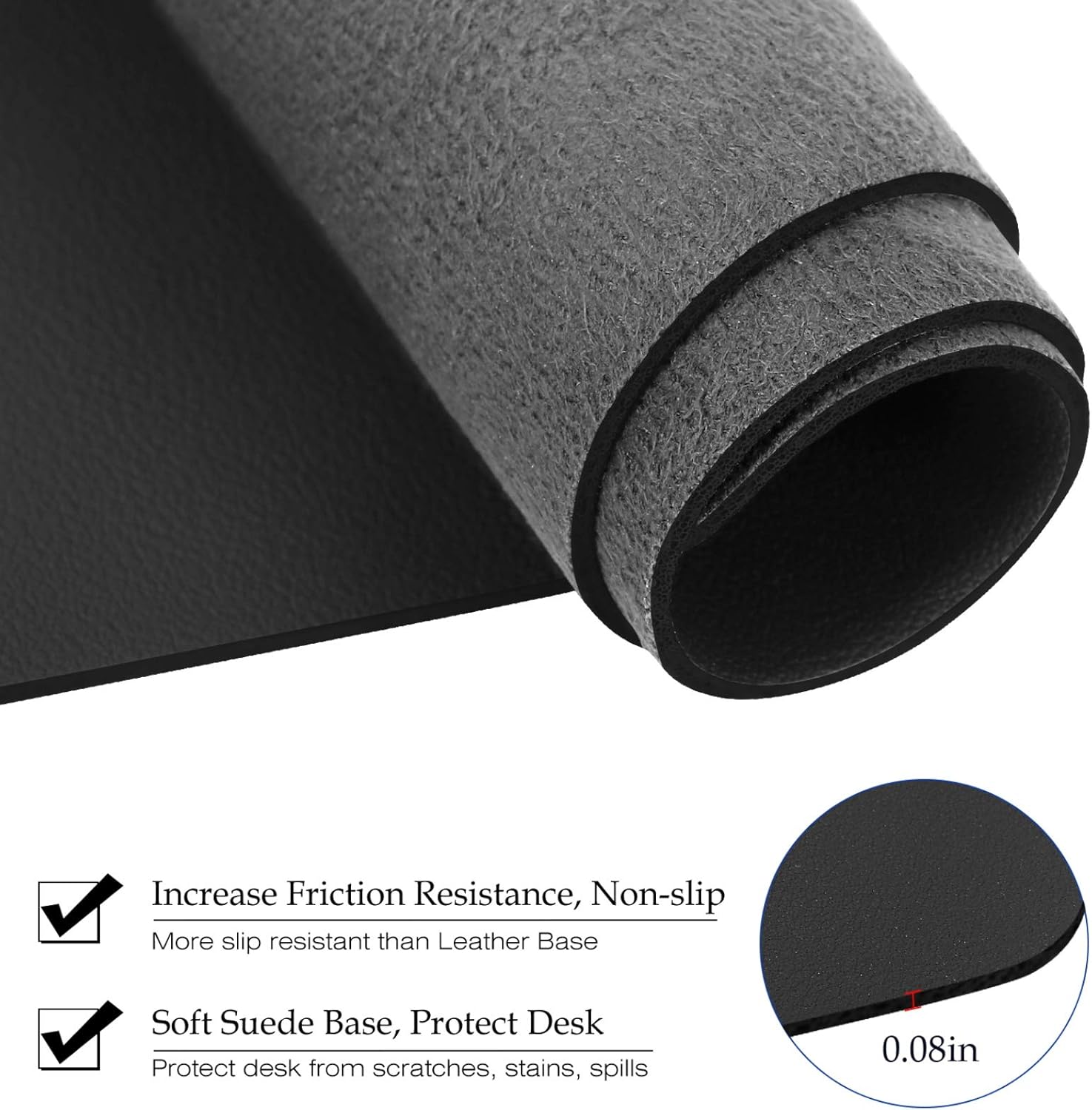 Large Size Leather Desk Pad,Of - Gaming Keyboard And Mouse avis et prix