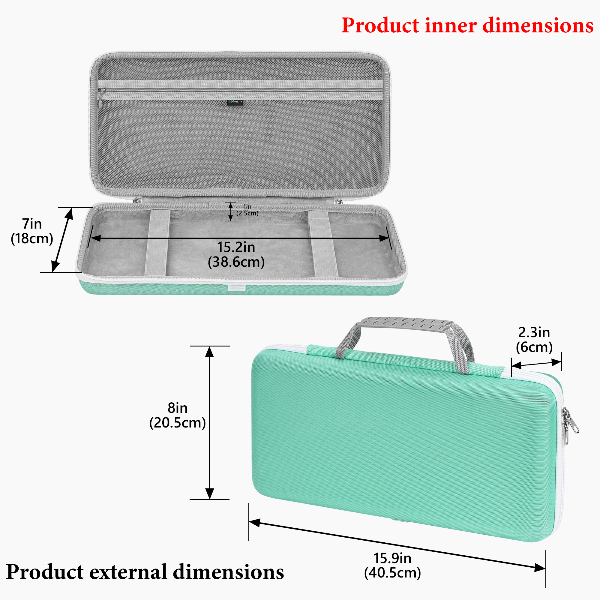 Geekria Keyboard Case, Compati - Gaming Keyboard Blue avis et prix