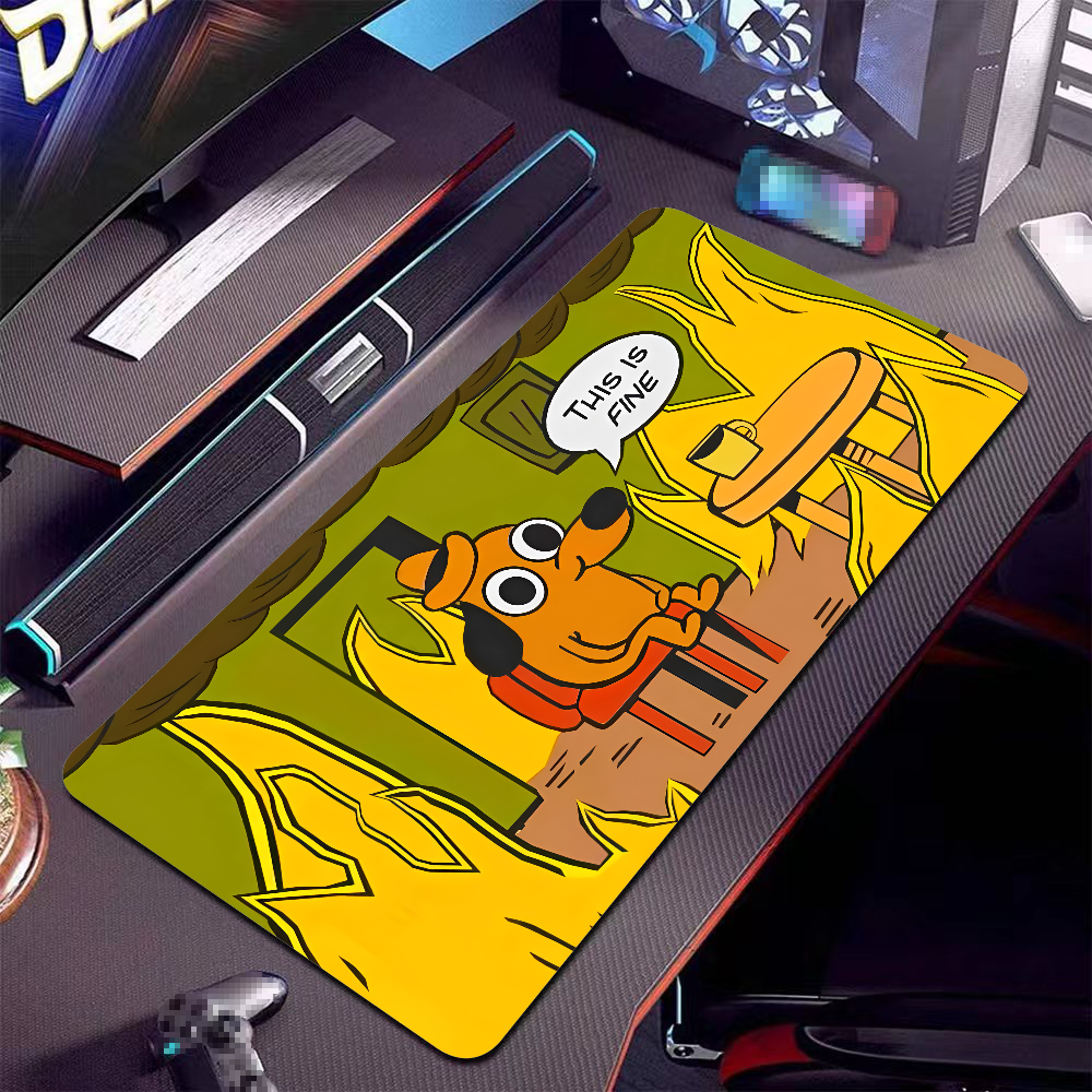 This Is Fine Dog Dachshund Mou - Gaming Keyboard And Mouse avis et prix