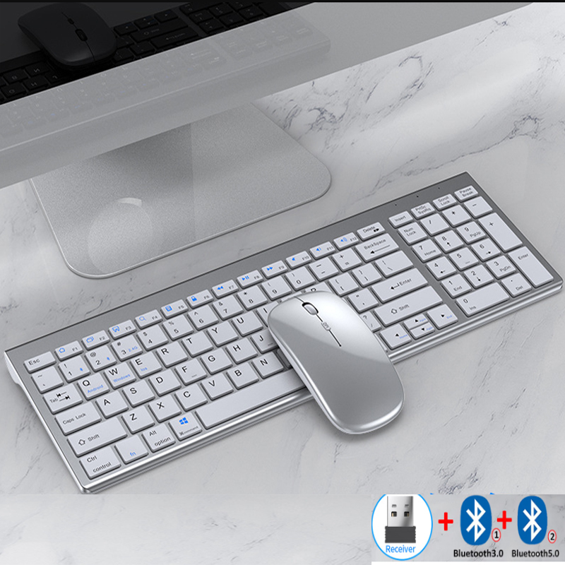 Jomaa Slim Rechargeable Blueto - Gaming Keyboard Mouse And Headset Combo avis et prix