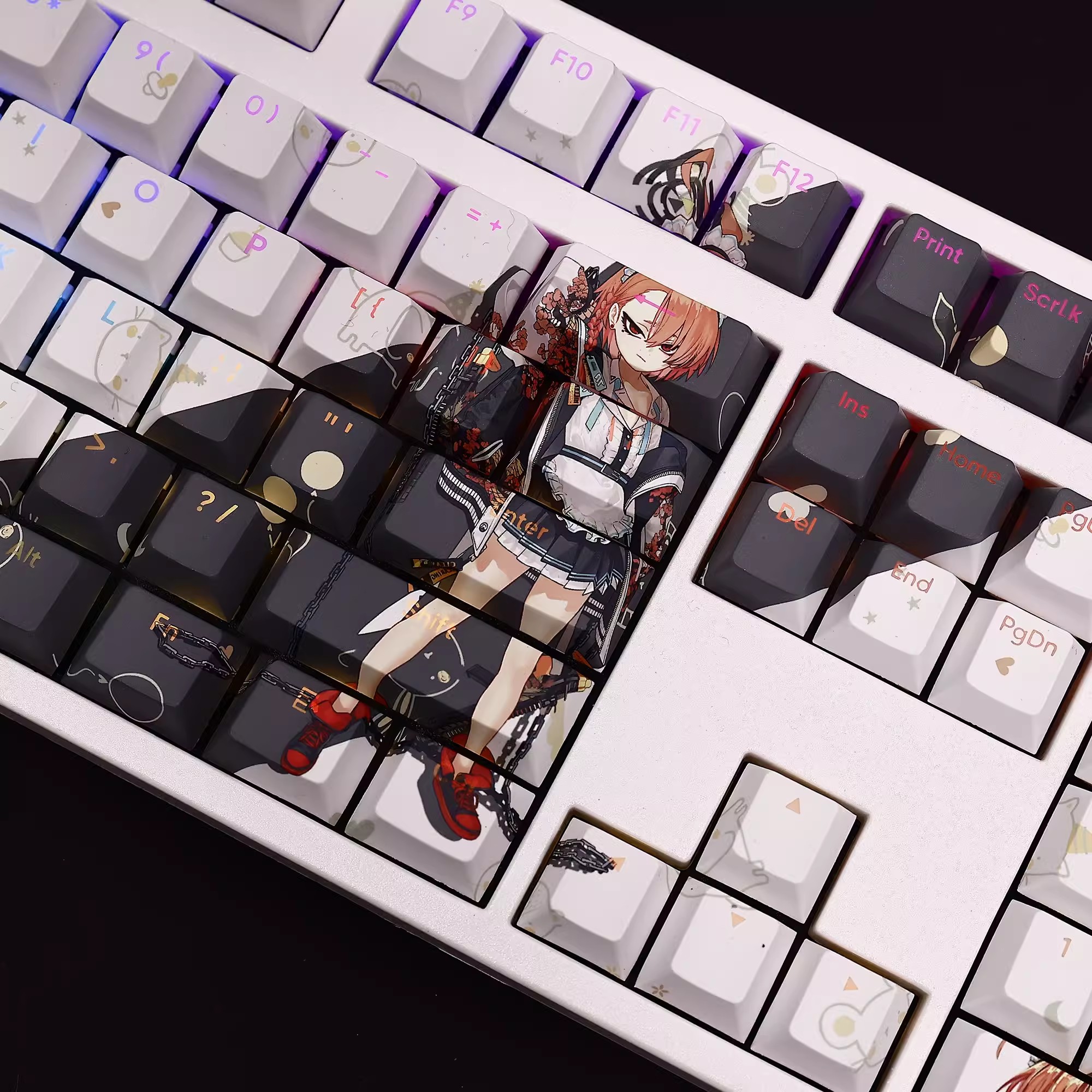 108 Keys/set Blue Archive Mika - Gaming Keyboard Blue avis et prix