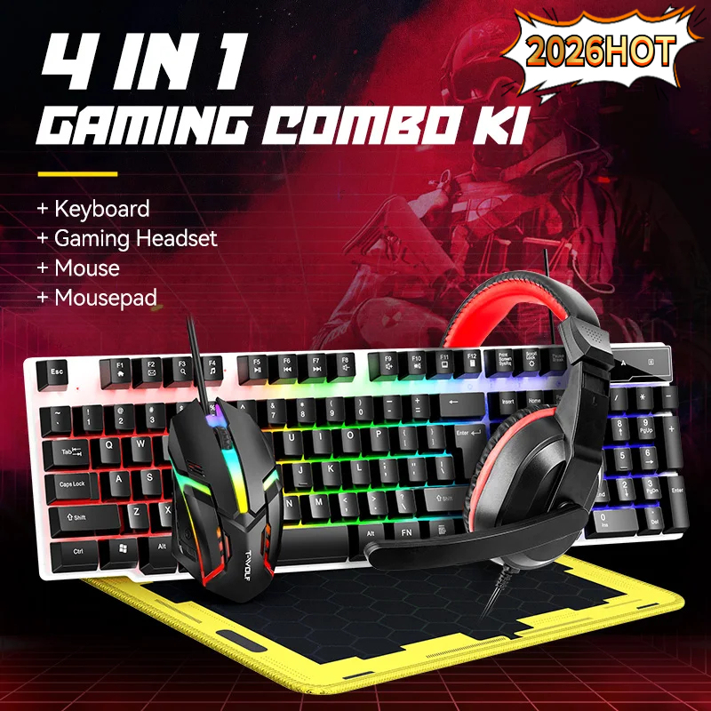 2026 Mouse Keyboard Headset Mo - Gaming Keyboard Mouse And Headset Combo avis et prix
