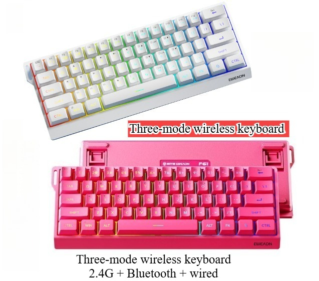 61 keys wireless Mini keyboard - Gaming Keyboard No Noise avis et prix