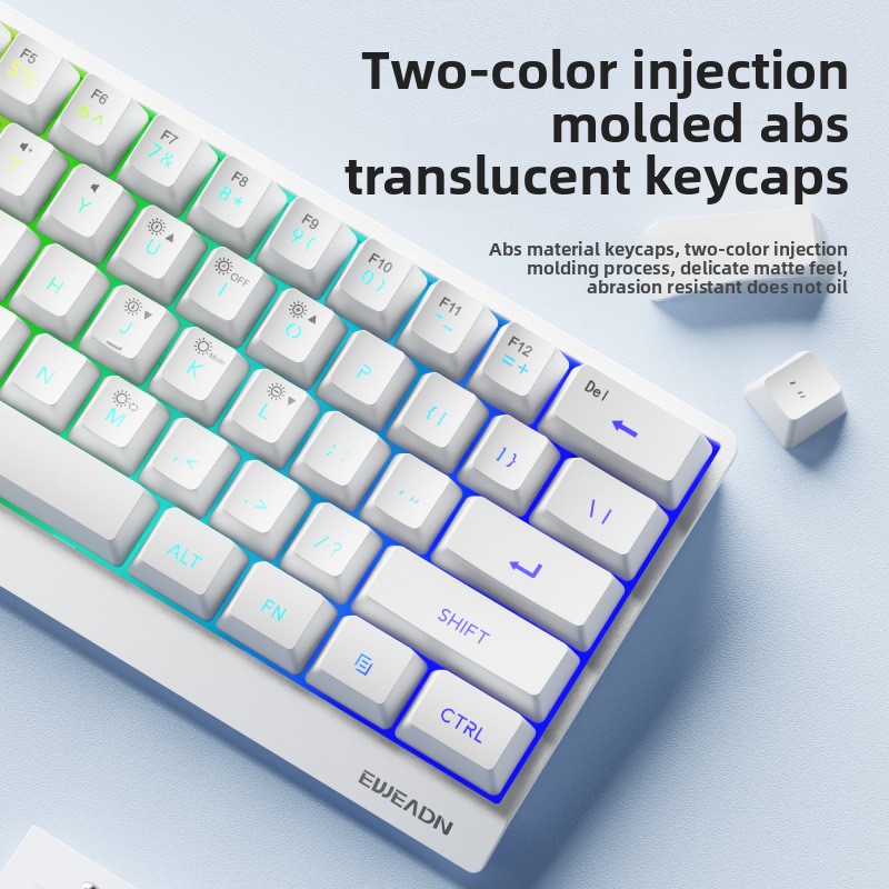 61 keys wireless Mini keyboard - Gaming Keyboard No Noise avis et prix
