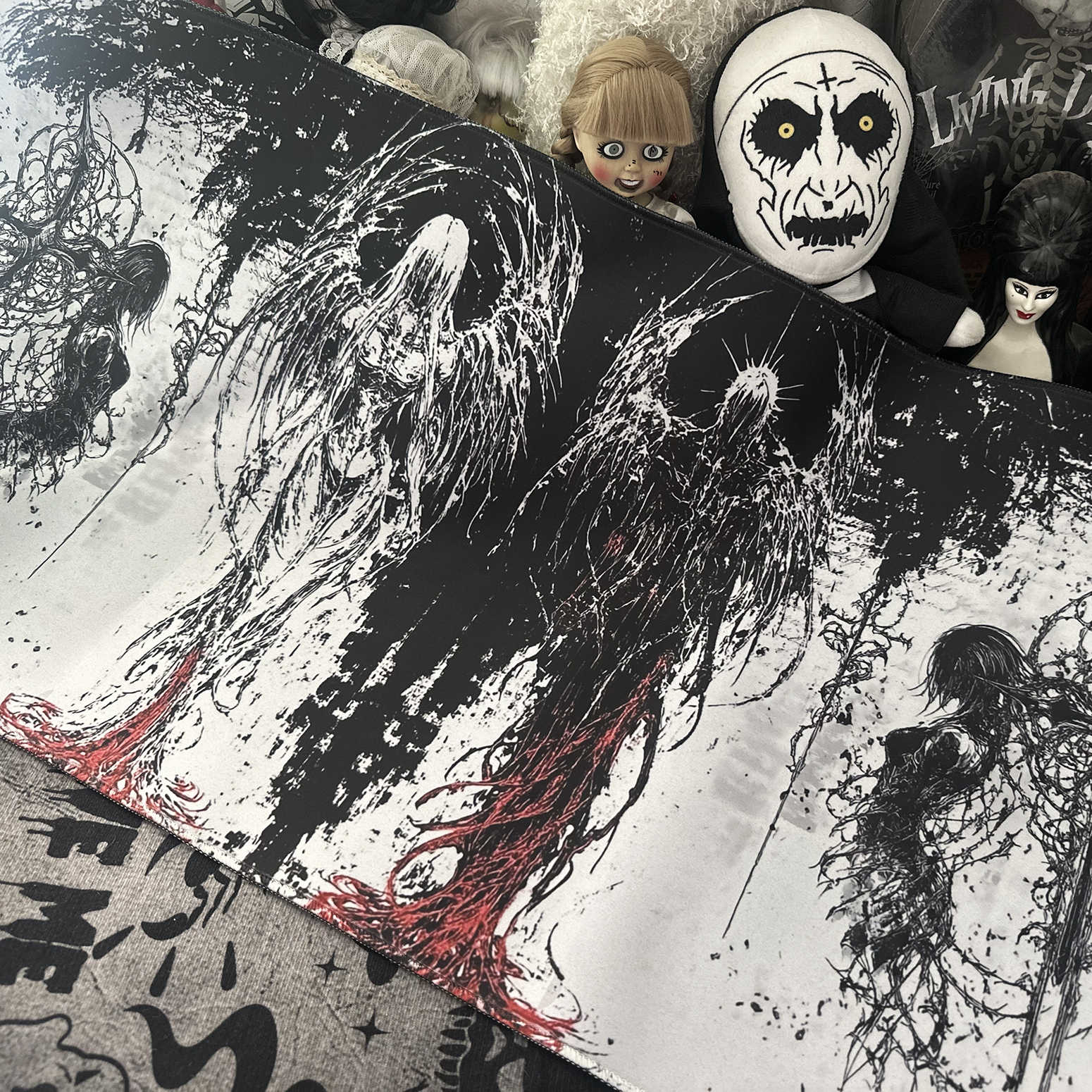 Dark Angel Art Design Large Si - Keyboard Gaming Black avis et prix