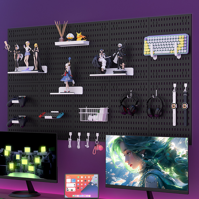 Adhesive Pegboard Shelf for Ga - Gaming Keyboard And Mouse avis et prix
