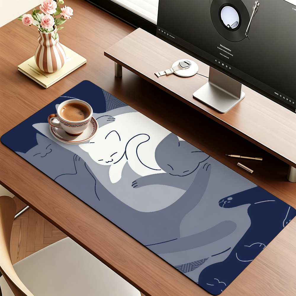 Cute Blue Cat Y-yuzZzil feline - Gaming Keyboard Blue avis et prix