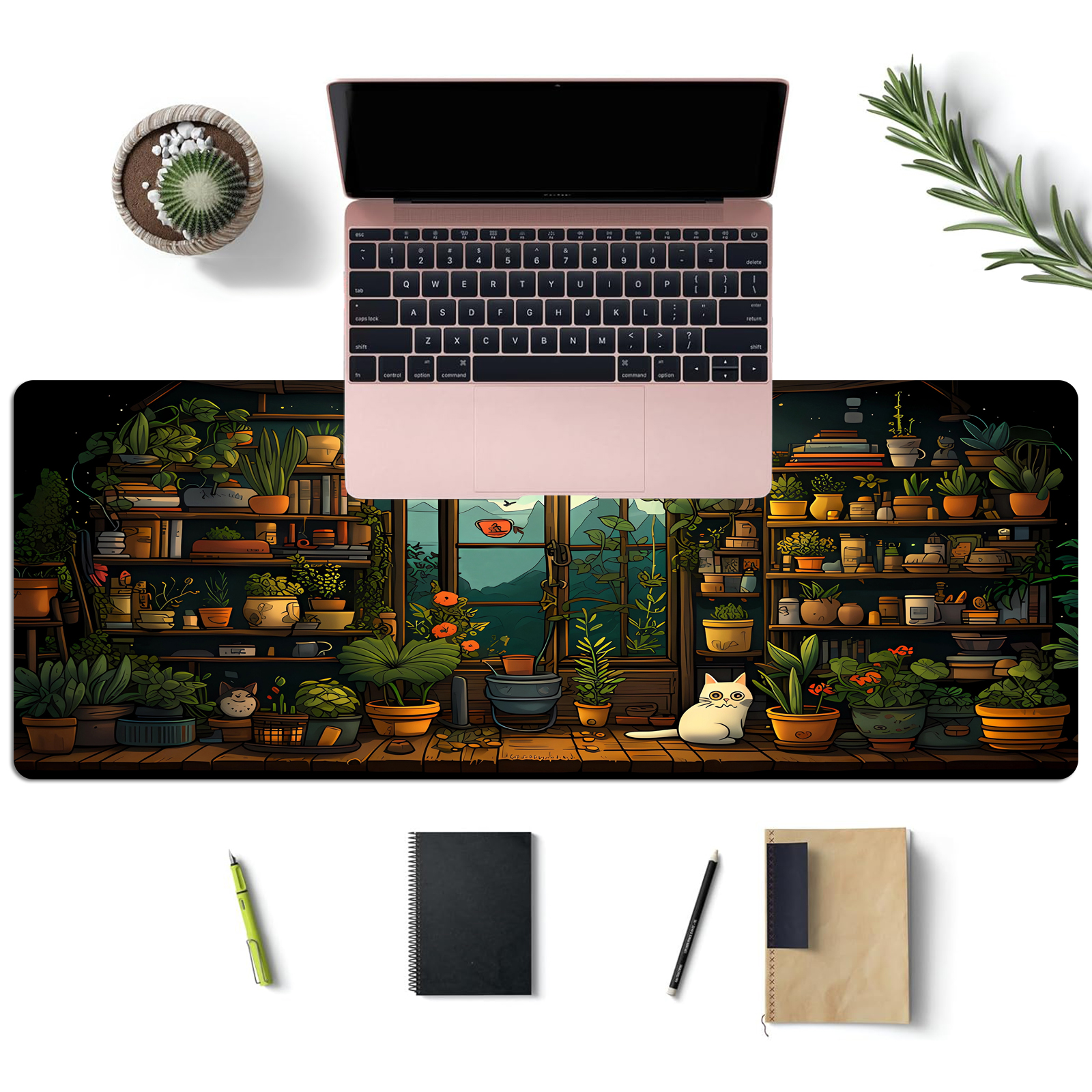 Cute Cat Mouse Pad Desk Pad Ka - Gaming Keyboard And Mouse avis et prix