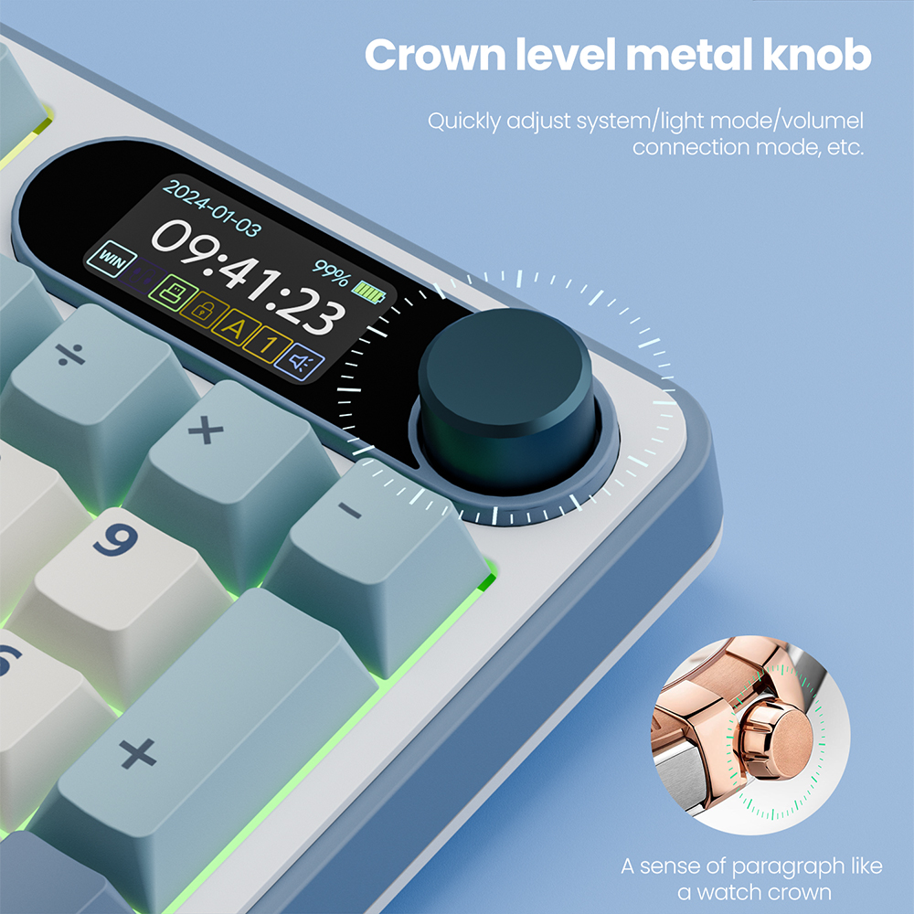 RK ROYAL KLUDGE S98 Mechanical - Gaming Keyboard Bundle avis et prix