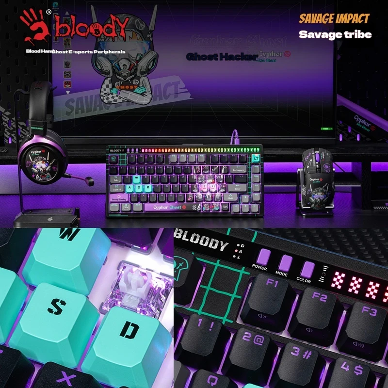 A4Tech Bloody Savage Impact AT - Gaming Keyboard No Noise avis et prix