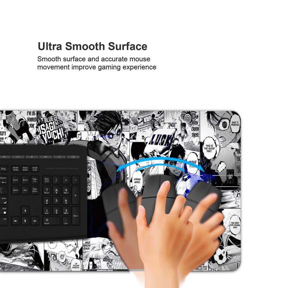 Black And White Anime Mouse Pa - Gaming Keyboard Blue avis et prix