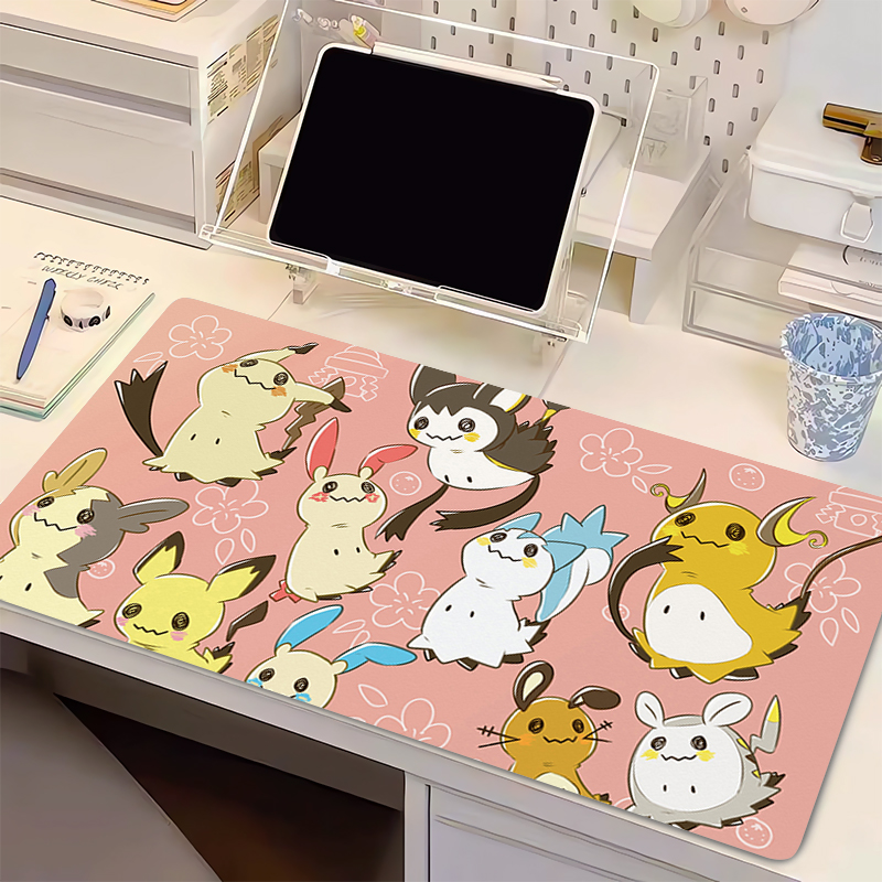 Natural Rubber Mouse Pad Pokem - Gaming Keyboard Brands avis et prix