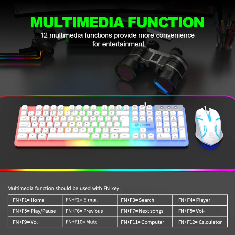 NG GTX350 Gaming Keyboard Mous - Gaming Keyboard Mouse Set avis et prix