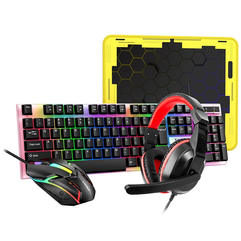 Spanish Russian Keyboard Layou - Gaming Keyboard Mouse And Headset Combo avis et prix
