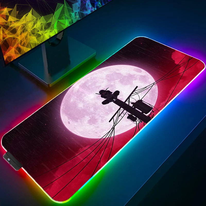 RGB Large Mouse Pad Backlight  - Gaming Keyboard No Rgb avis et prix