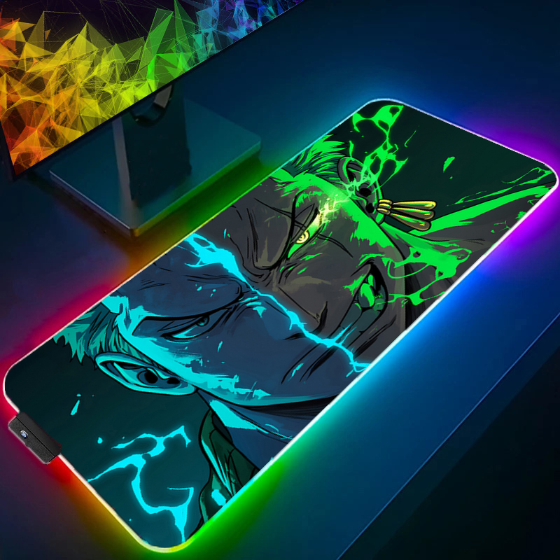 ONE PIECE Zoro Mouse Pad RGB G - Gaming Keyboard No Rgb avis et prix