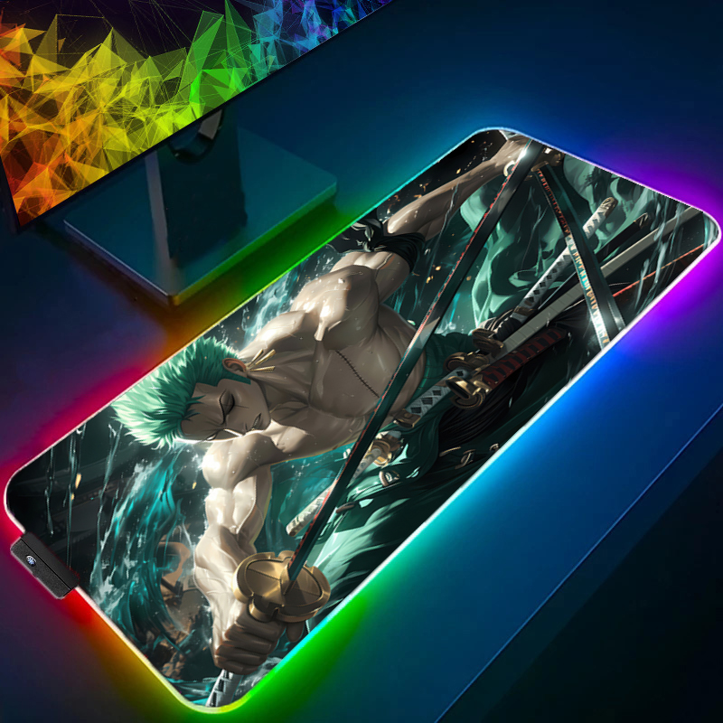 ONE PIECE Zoro Mouse Pad RGB G - Gaming Keyboard No Rgb avis et prix