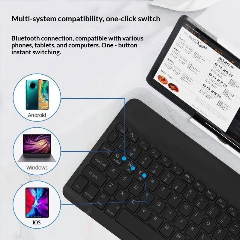 Bluetooth Wireless Keyboard An - Gaming Keyboard And Mouse Wireless avis et prix